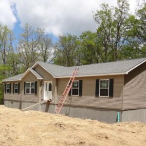 The House- Nearly completed on the outside