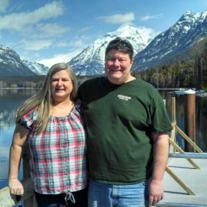 This is McDonald Lake, on the boat dock next to McDonald Lake Lodge.

Taken March 28, 2013, our wedding anniversary was a quick expedition including t