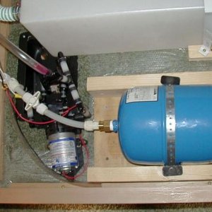 Water Pump After Accumulator Installation