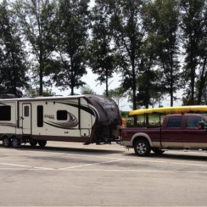 Our 338RETS returning from July 4th camping in 2014