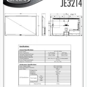 Jensen TV JE3214