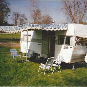 First Travel trailer I ever towed. My parents 1965 Shasta 21 foot. They used to let me use it when it and their pickup was available.