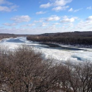 Winter camping in Oregon, IL - Jan 2015