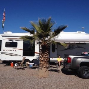 Our Winter site at Casa Grande RV Resort