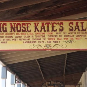 Big Nose Kate's Saloon entrance.