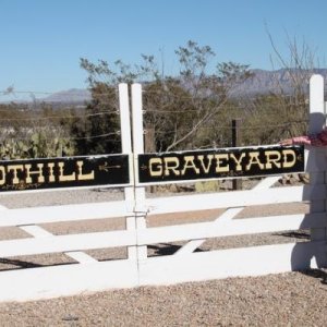 Boot Hill in Tombstone.