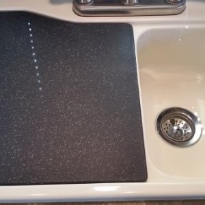 Sink cover/cutting board mod