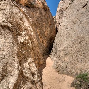 Entrance to Slot of Headquarters Canyon