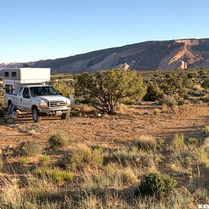 Camp Near Hall's Creek Overlook