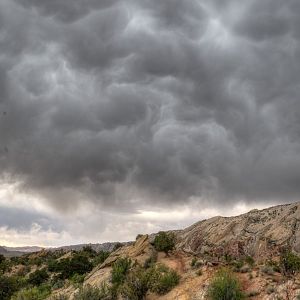 Clouds along Waterpocket Fold