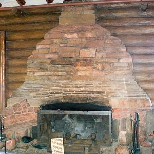 Great Fireplace at the Bright Angel Lodge