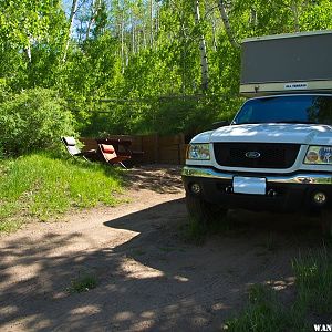 Campsite at Columbine Campground