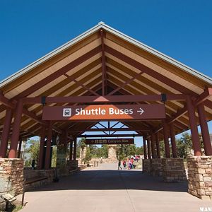 New Bus Shelter at South Rim Visitors' Center