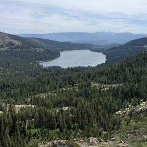 Overlooking Donner Lake from the Truckee train tunnels