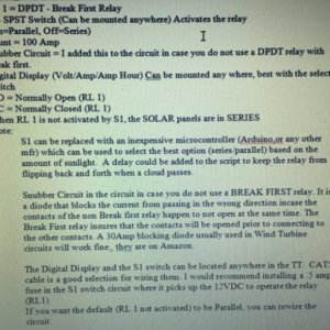 SOLAR   Series   Parallel Selector Circuit   Notes 3