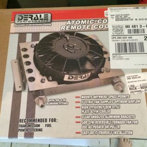 Transmission Cooler - Derale 13950 Atomic-Cool Remote Cooler

A step up from Tube and Fin type coolers, this popular remote cooler can literally be mo