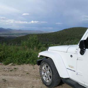 Southern CO mountains between South Fork & Lake City, CO..........see forever.  July 2016