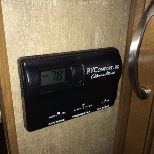 Replaced our analog Coleman with a digital. In the 28DSBH, it's a little dicey because the digital thermostat is slightly larger and protrudes further