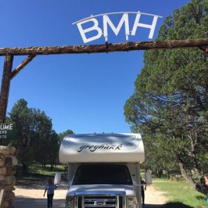 Harvey the RV at Burro Mountain