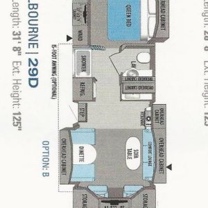 2008 Melbourne 29D FloorPlan