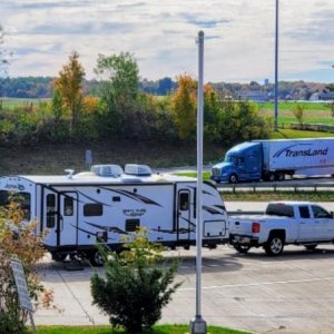 Rest area on way back from Hershey Pa in 2019