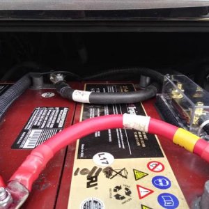 ANL Fuse & Temp Sensor on Battery Bank