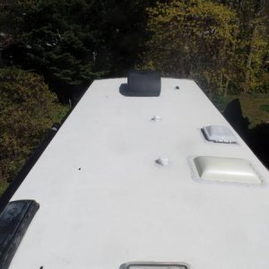 Rear roof, solar panels location