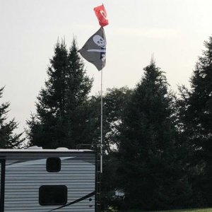 Our Rig - Jolly Roger flyin' over the Black Pearl!
We go where we want to go.
That's what a ship is you know.
It's not just a keel and a hull and sail