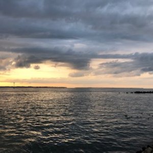 Sunset over Sandusky Bay