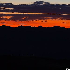 Last Red Glow of Sunset