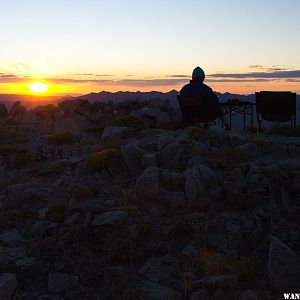 The Lady & Sunset