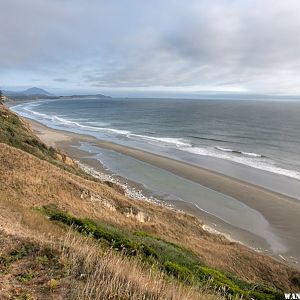 Looking south, pre-sunset