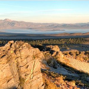 Sagehen Peak Sunrise (excerpt of panorama)