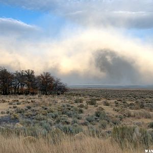 Summer Lake Dust Storm