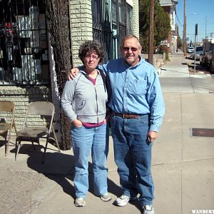 93 Veronica and Bill outside H and H (1024x768).jpg