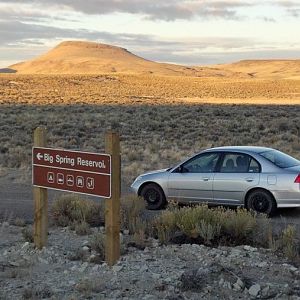 Towards Big Spring Reservoir Campground