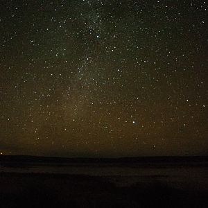 Milky Way over Big Spring Reservoir