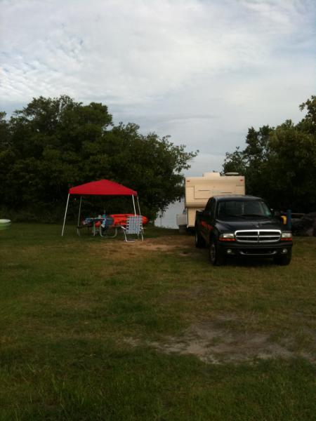 015  Camping  at Long Point.   1992 Funlite towing with
2004 4.7 Dodge Dakota Quadcab.