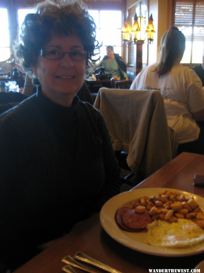 13 Veronica and breakfast at Yellowstone (768x1024).jpg