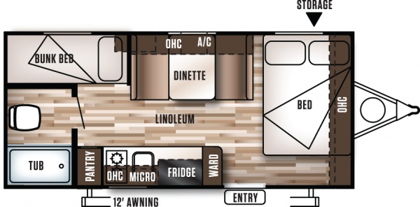 195BH Floor Plan