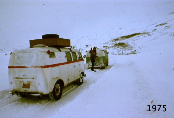 1975 Winter Crossing of the Chilkat Pass Near Haines Alaska