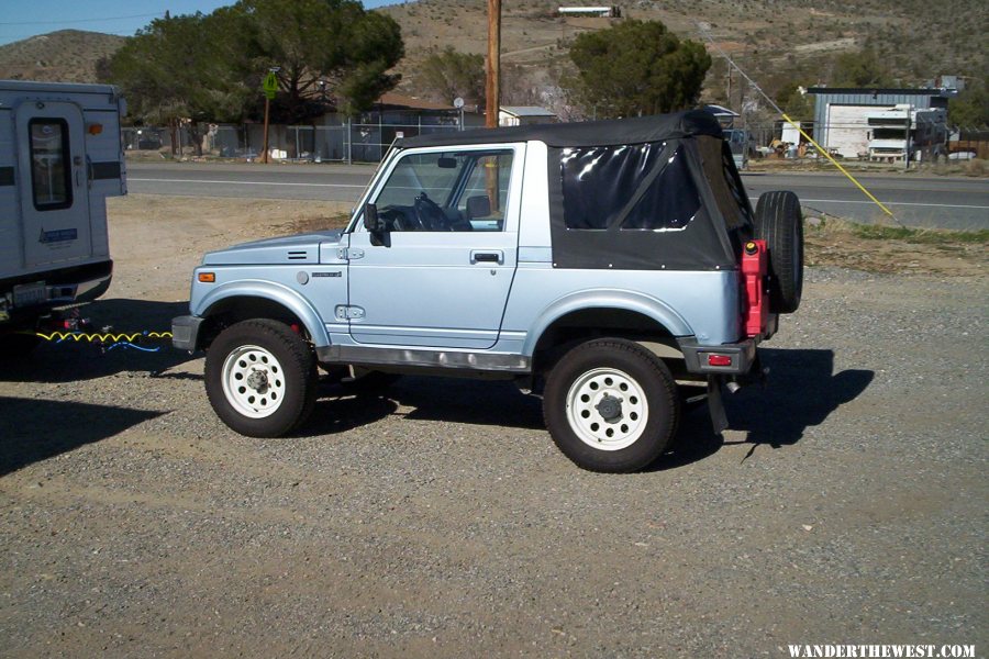 1987 "Sammy" showing new suspension 3" lift