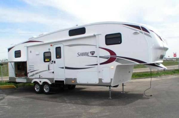 2011 sabre 32bhok 6 fifth wheel trailer