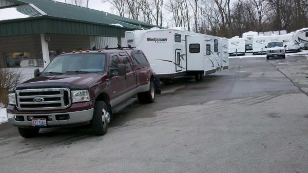 2013-02-08 Picking the new TT up at Labadie RV