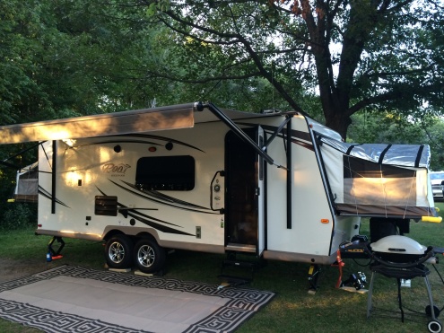 2016 Rockwood Roo 23ss.  Yes a 2016 23ss!