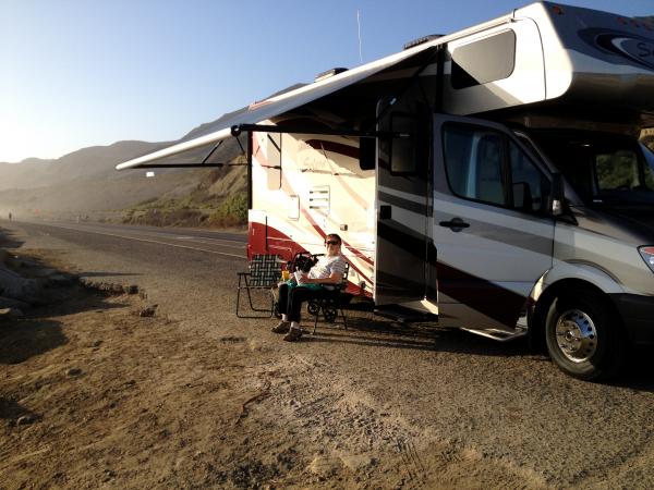 91 year old mother enjoying the 24R along the Ventura coastline