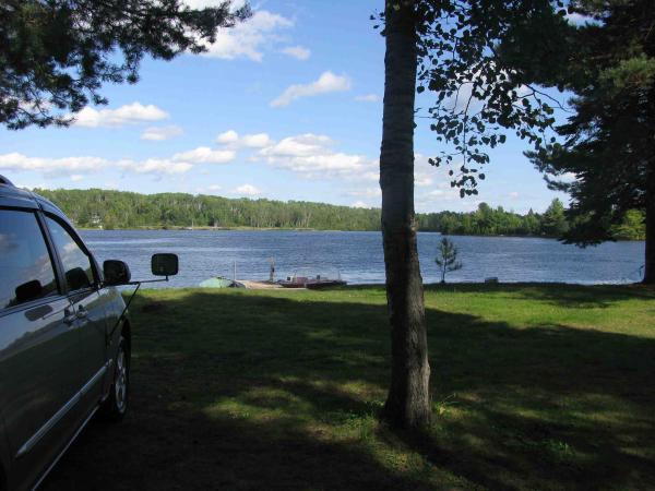 A private campground in Ontario