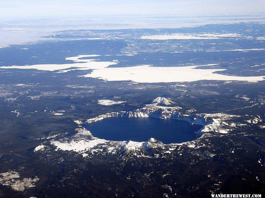 Aerial View - Crater Lake