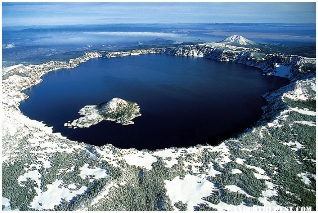 Aerial View - Crater Lake