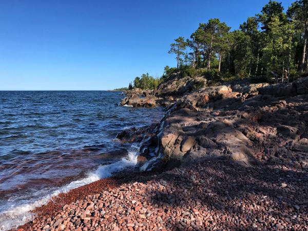 Agate Beach, Hunter's Cove near Copper Harbor